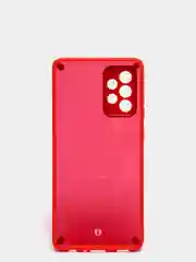 Красный чехол для Samsung Galaxy A72  с  блестками