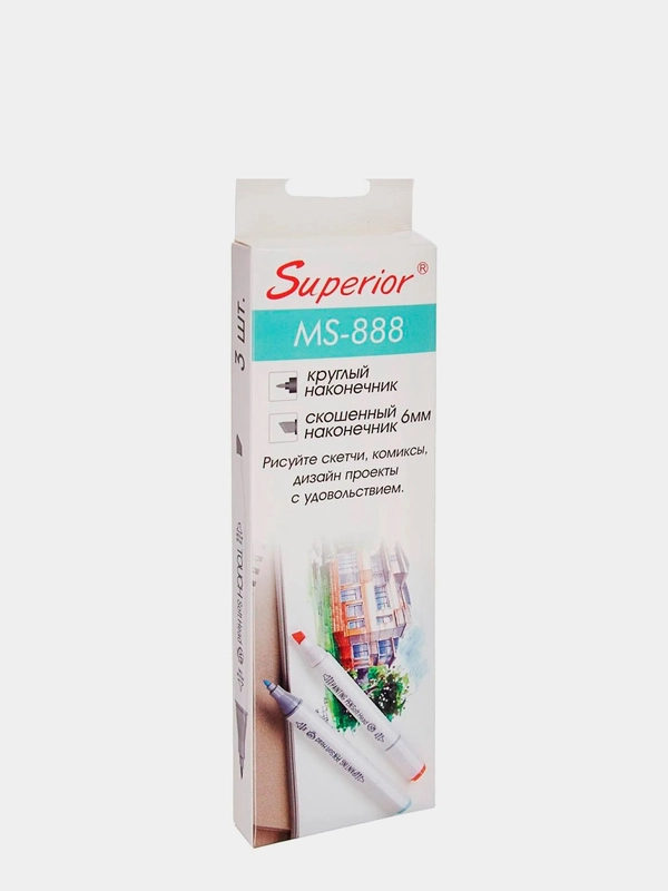 Маркер Superior, профессиональный, двусторонний