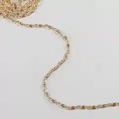Цепочка для сумки, с карабинами, 4 х 13 мм, 120 см, цвет золотой