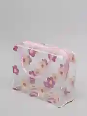 Фуксия сумка косметичка прозрачная в бассейн, роддом