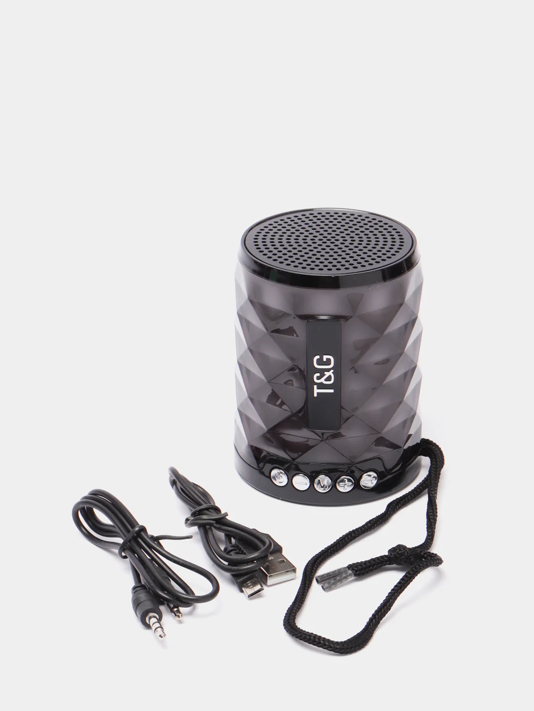 Колонка беспроводная с подсветкой / Портативная акустика /Bluetooth/FM/TF/USB/AUX