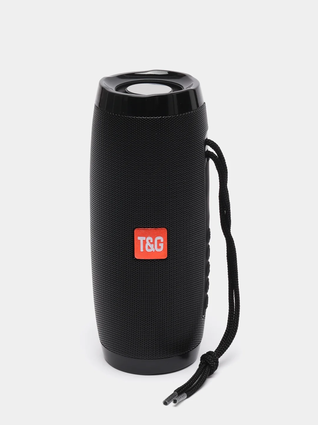 Черный портативная Bluetooth-колонка со светомузыкой TG-157