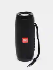 Черный портативная Bluetooth-колонка со светомузыкой TG-157