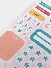 Красный наклейки для ежедневника