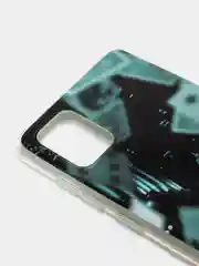 Серый металлик чехол Samsung Galaxy A51 (Самсунг Галакси А51) силиконовый с рисунком