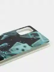 Серый металлик чехол Samsung Galaxy A51 (Самсунг Галакси А51) силиконовый с рисунком