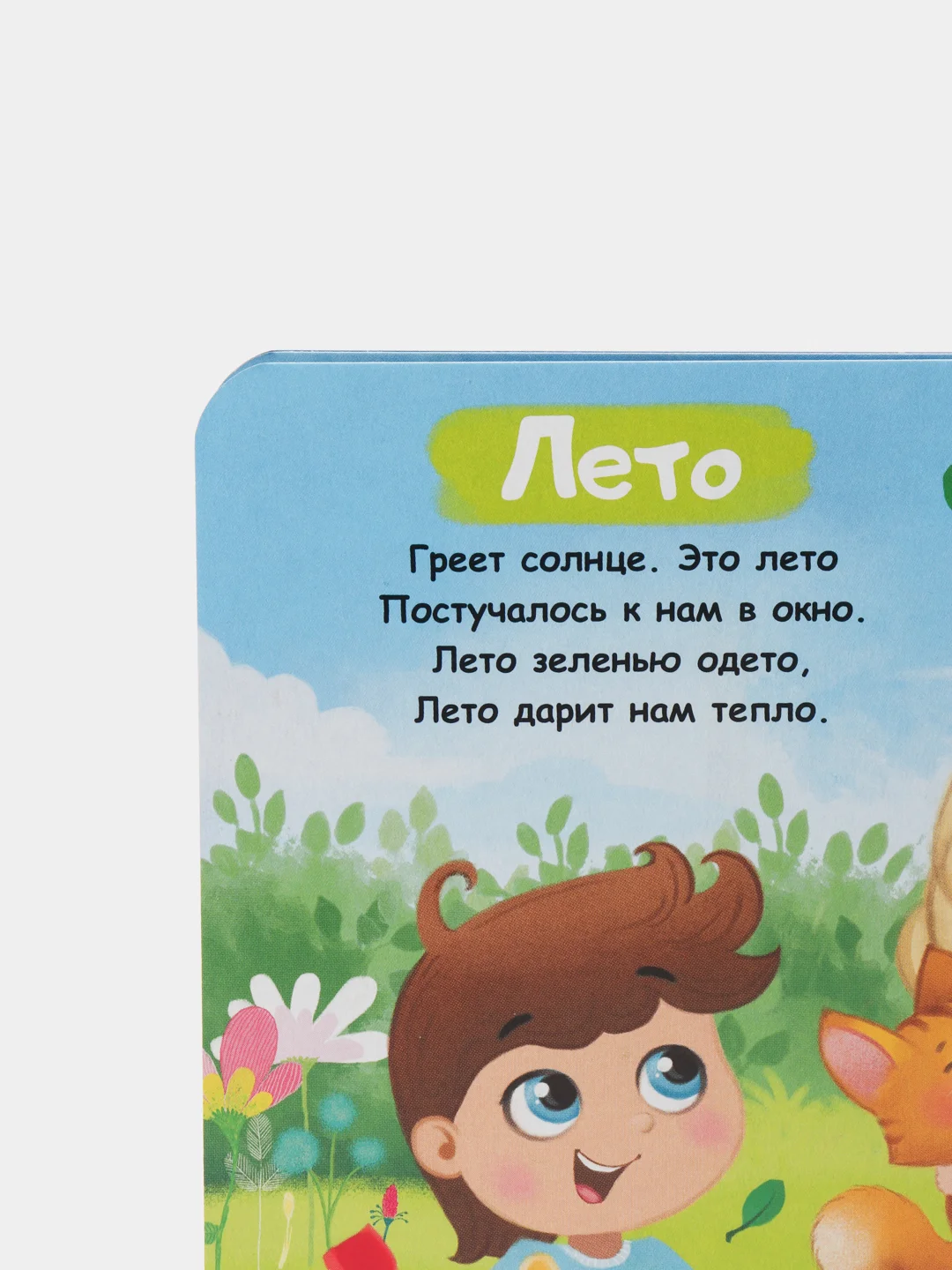 Коричневый книга детская, картонная