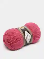 Тёмно-розовый пряжа Alize Lanagold, 240 м