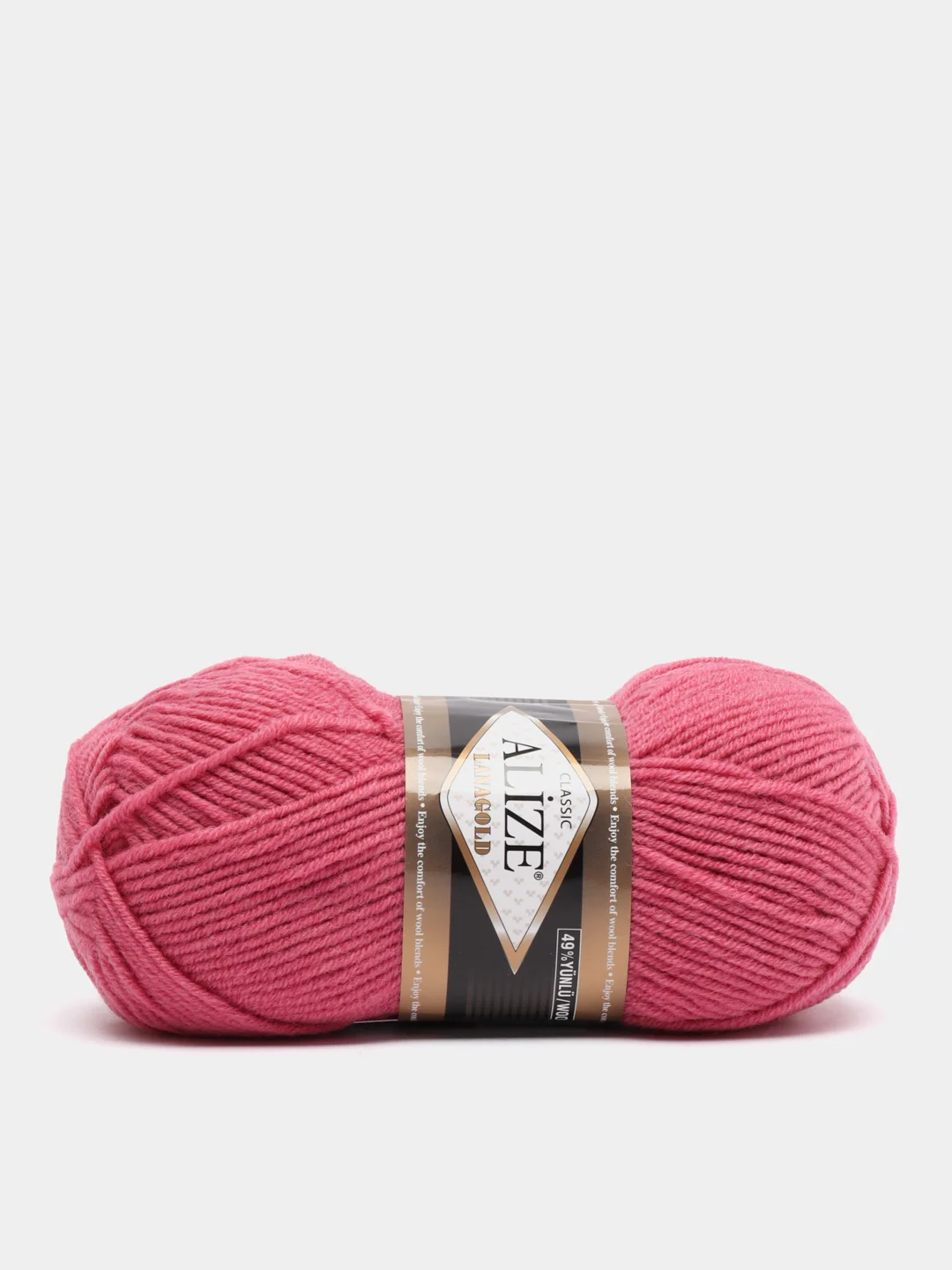 Тёмно-розовый пряжа Alize Lanagold, 240 м