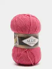 Тёмно-розовый пряжа Alize Lanagold, 240 м