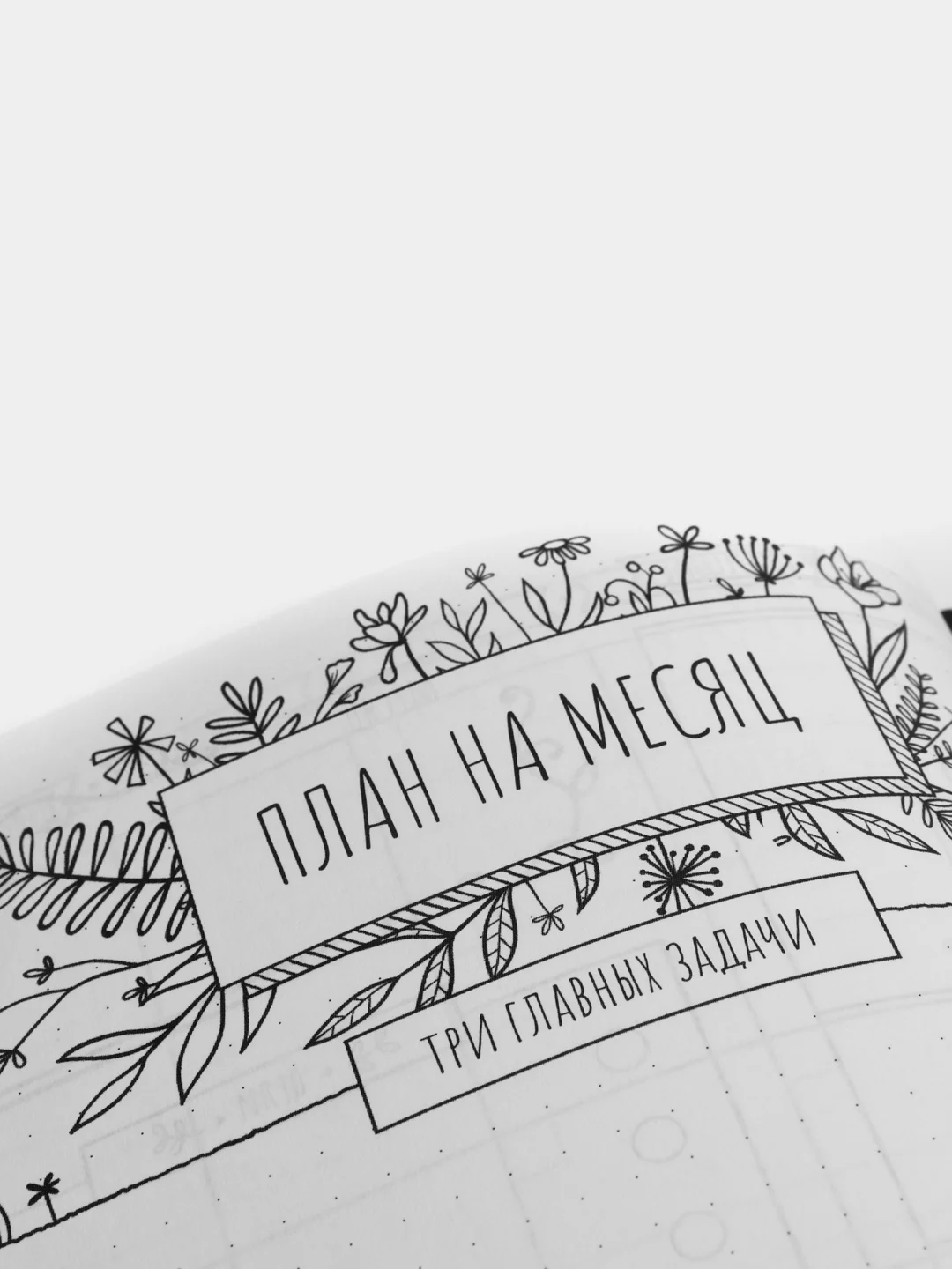 Еженедельник-точкабук "Мои планы"