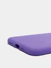 Фиолетовый чехол для Apple iPhone XS Max силиконовый, матовый, однотонный