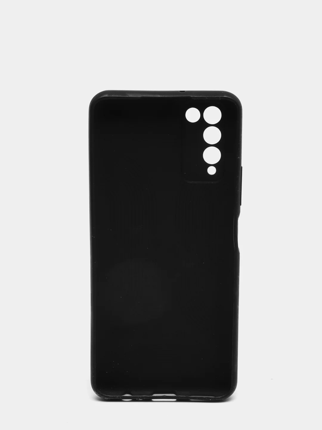 Черный чехол Huawei Honor 10X Lite, Хуавей Хонор 10Х Лайт, силиконовый (иммитация кожи)