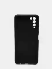 Черный чехол Huawei Honor 10X Lite, Хуавей Хонор 10Х Лайт, силиконовый (иммитация кожи)