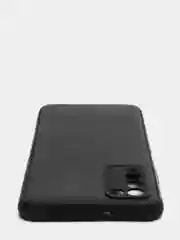Черный чехол Huawei Honor 10X Lite, Хуавей Хонор 10Х Лайт, силиконовый (иммитация кожи)