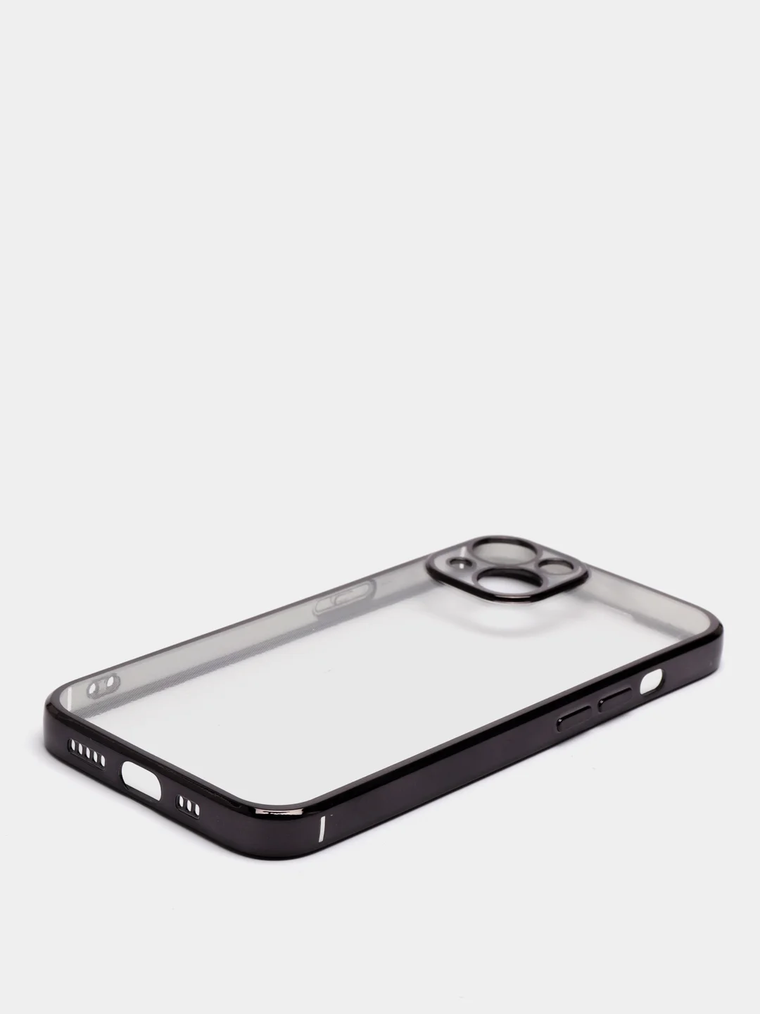 Черный чехол для iPhone 7 8 Plus X XS XR 11 12 13 14 15 Pro Max mini айфон про макс