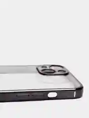 Черный чехол для iPhone 7 8 Plus X XS XR 11 12 13 14 15 Pro Max mini айфон про макс