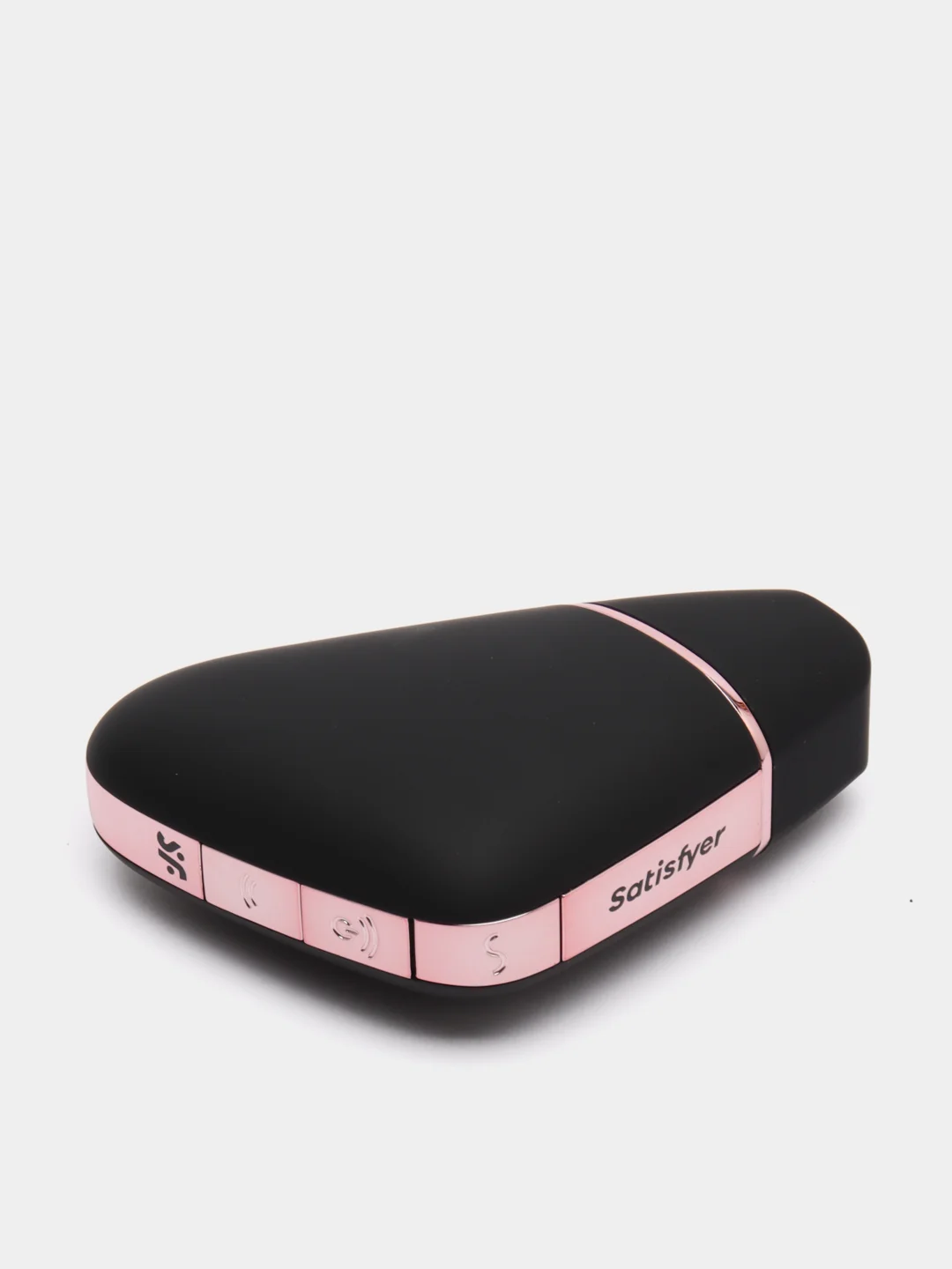 Черный вибратор вакуумный Satisfyer Love Triangle