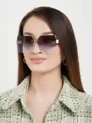 Белый солнцезащитные очки