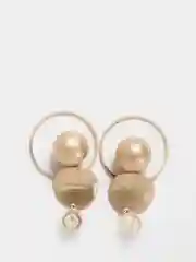 Горчичный серьги