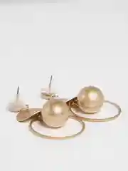 Горчичный серьги