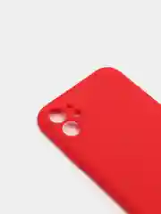 Красный чехол для iPhone 11, 13, 13 Pro, 13 Pro Max, 12, 12 Pro, 12 Pro Max, силикон