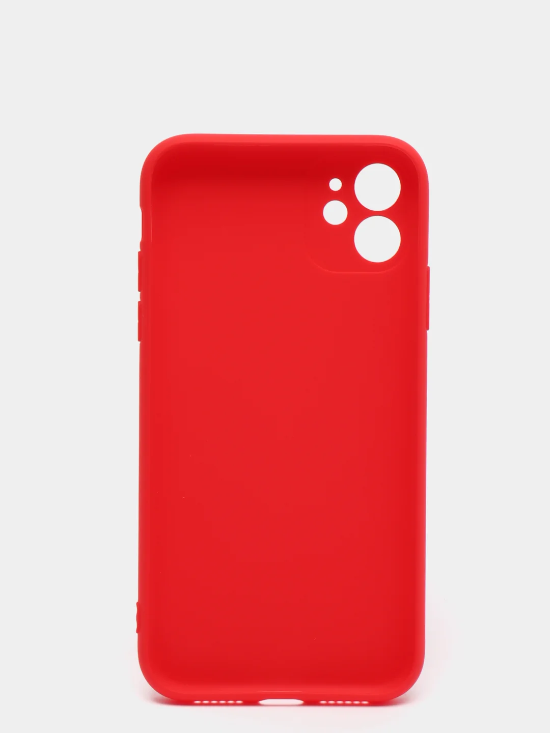 Красный чехол для iPhone 11, 13, 13 Pro, 13 Pro Max, 12, 12 Pro, 12 Pro Max, силикон