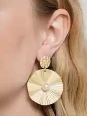Золотой серьги
