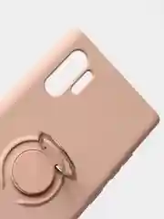 Бежевый чехол с кольцом-держателем для Samsung Galaxy Note 10, 10 Pro, 10 Lite, A81