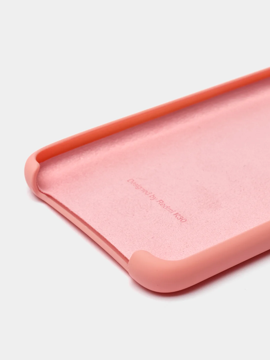 Розовый чехол силиконовый Silicone Cover Case для Xiaomi Redmi K30, Poco X2