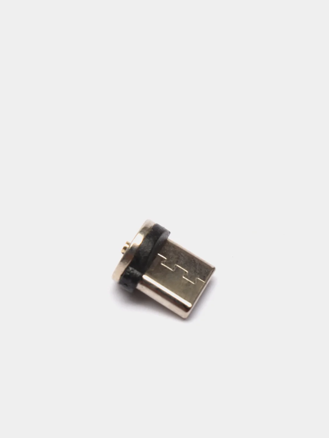 Черный магнитный кабель, разъёмы MicroUSB, Type-C, Lightning для Андроид, iPhone с подсветкой