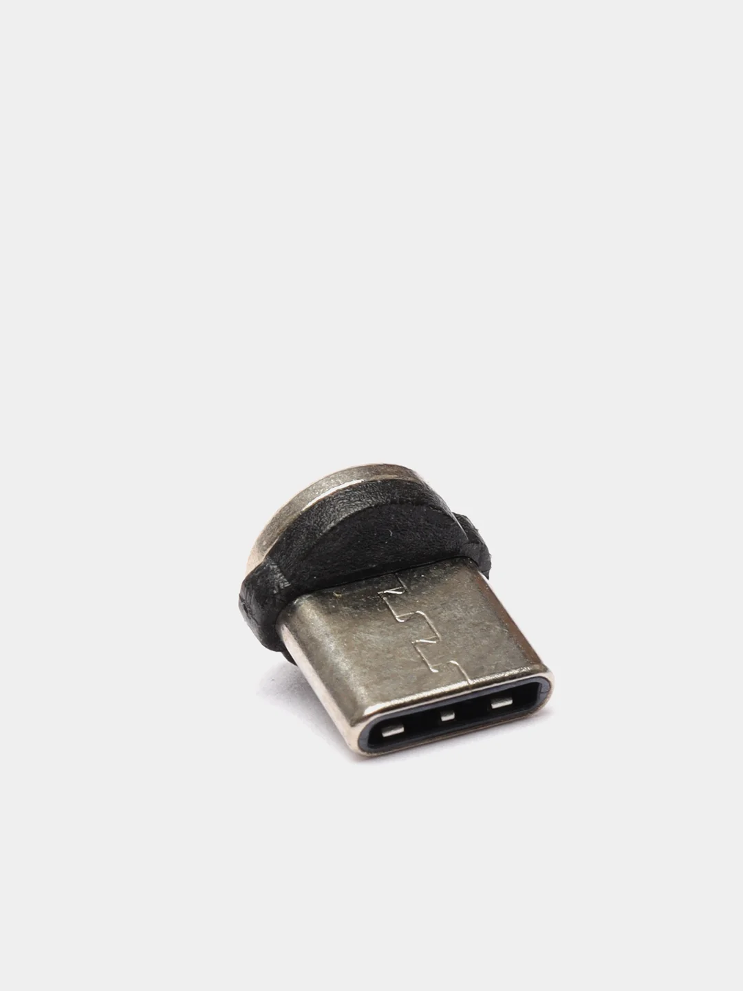Черный магнитный кабель, разъёмы MicroUSB, Type-C, Lightning для Андроид, iPhone с подсветкой