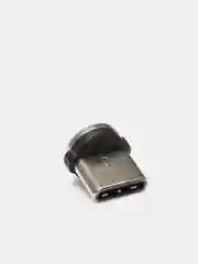 Черный магнитный кабель, разъёмы MicroUSB, Type-C, Lightning для Андроид, iPhone с подсветкой