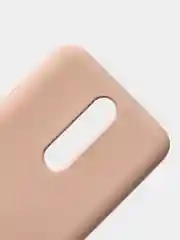 Бежевый чехол силиконовый Silicone Cover Case для Xiaomi Redmi K30, Poco X2