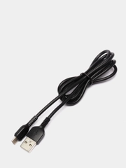 USB кабель Hoco X20 Flash Micro 0L-00037527, черный, 1 м