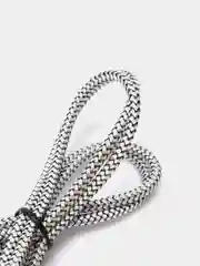 Серый магнитный кабель, разъёмы MicroUSB, Type-C, Lightning для Андроид, iPhone с подсветкой