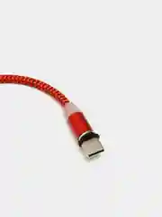 Красный кабель для зарядки X-cable, магнитный, 2.1 А, 360 + магнитный коннектор-разъем