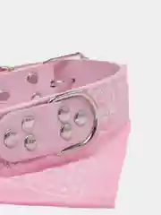 Розовый ошейник бандана для собак и кошек