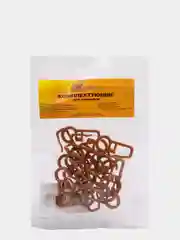 Крючок на кольцо для карнизов, черешня, 20 штук
