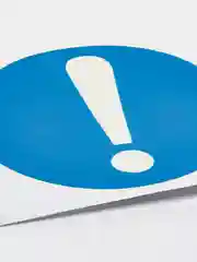 Желтый наклейка "Предписывающие знаки"
