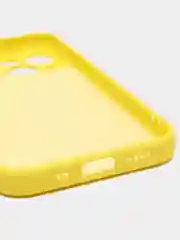 Желтый чехол iPhone 11 13 12 Pro Mini силиконовый ( Айфон Про Мини )