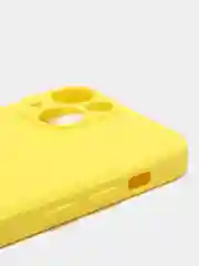 Желтый чехол iPhone 11 13 12 Pro Mini силиконовый ( Айфон Про Мини )