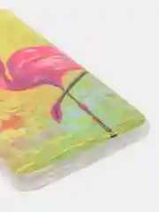 Лимонный чехол Xiaomi Poco M3 с рисунком животные (Сяоми Поко М3 фламинго, тигр, леопард)