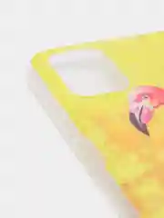 Лимонный чехол Xiaomi Poco M3 с рисунком животные (Сяоми Поко М3 фламинго, тигр, леопард)