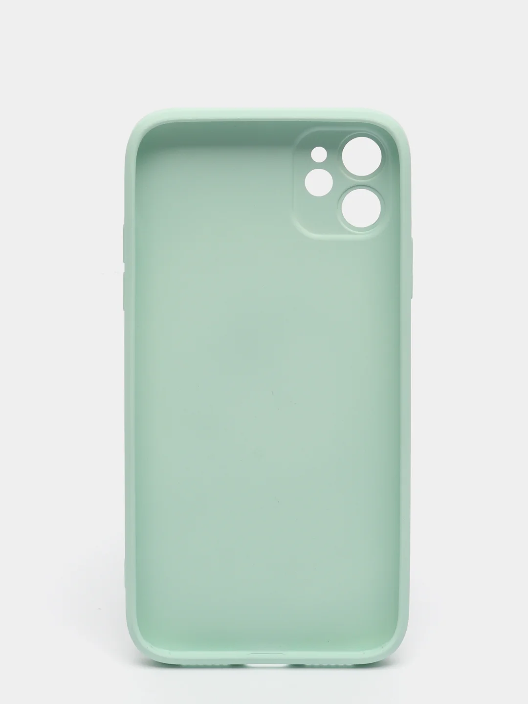Лайм чехол для iPhone Xr/ 11/ 12/ mini/ Pro/ ProMax, силиконовый со стеклянной панелью