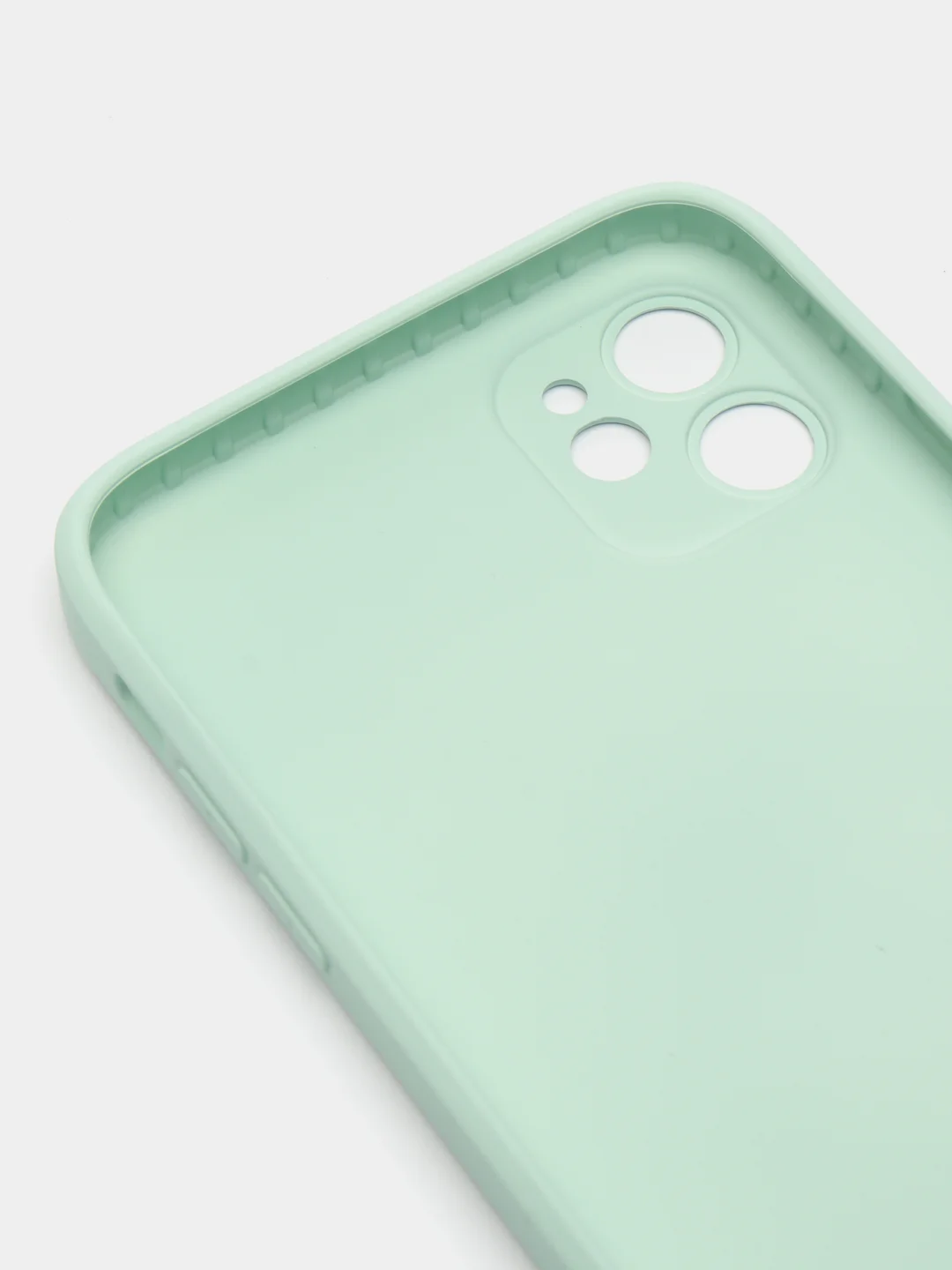 Лайм чехол для iPhone Xr/ 11/ 12/ mini/ Pro/ ProMax, силиконовый со стеклянной панелью