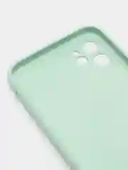 Лайм чехол для iPhone Xr/ 11/ 12/ mini/ Pro/ ProMax, силиконовый со стеклянной панелью