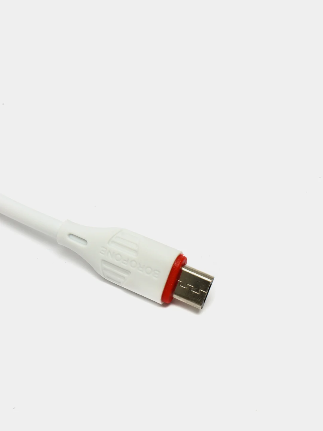 Белый кабель зарядный Borofone BX17 Micro-USB для android, 1 м