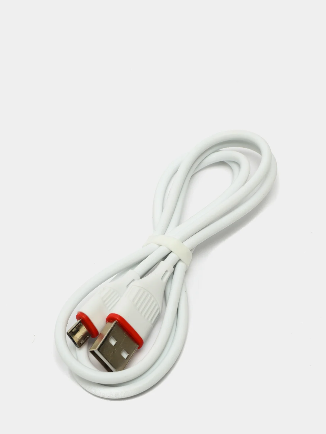 Белый кабель зарядный Borofone BX17 Micro-USB для android, 1 м