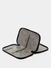 Горчичный пенал школьный, 2 отделения